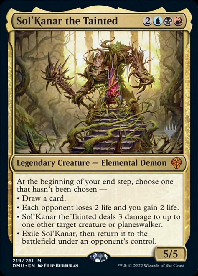 Sol'Kanar the Tainted (Promo Pack) [Dominaria United Promos] | Play N Trade Winnipeg