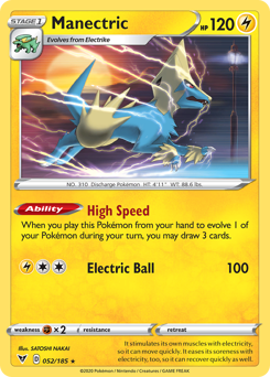 Manectric (052/185) [Sword & Shield: Vivid Voltage] | Play N Trade Winnipeg