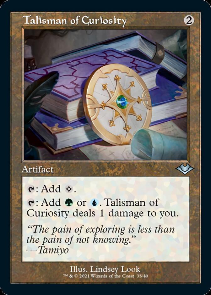 Talisman of Curiosity (Retro Foil Etched) [Modern Horizons 2] | Play N Trade Winnipeg