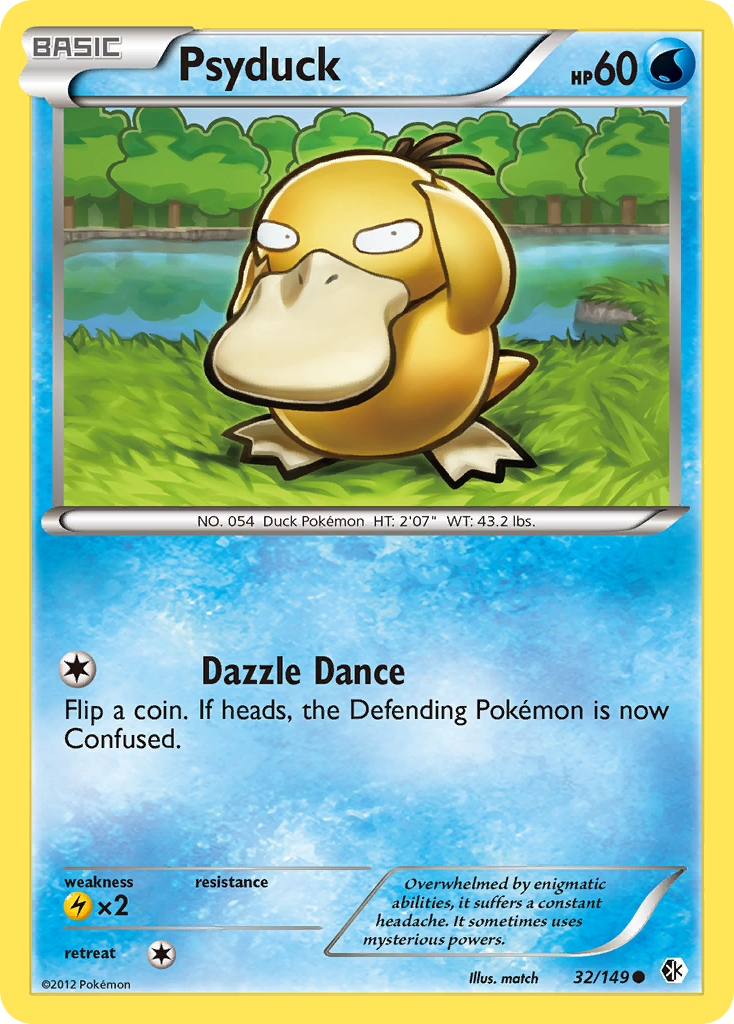 Psyduck (32/149) [Black & White: Boundaries Crossed] | Play N Trade Winnipeg