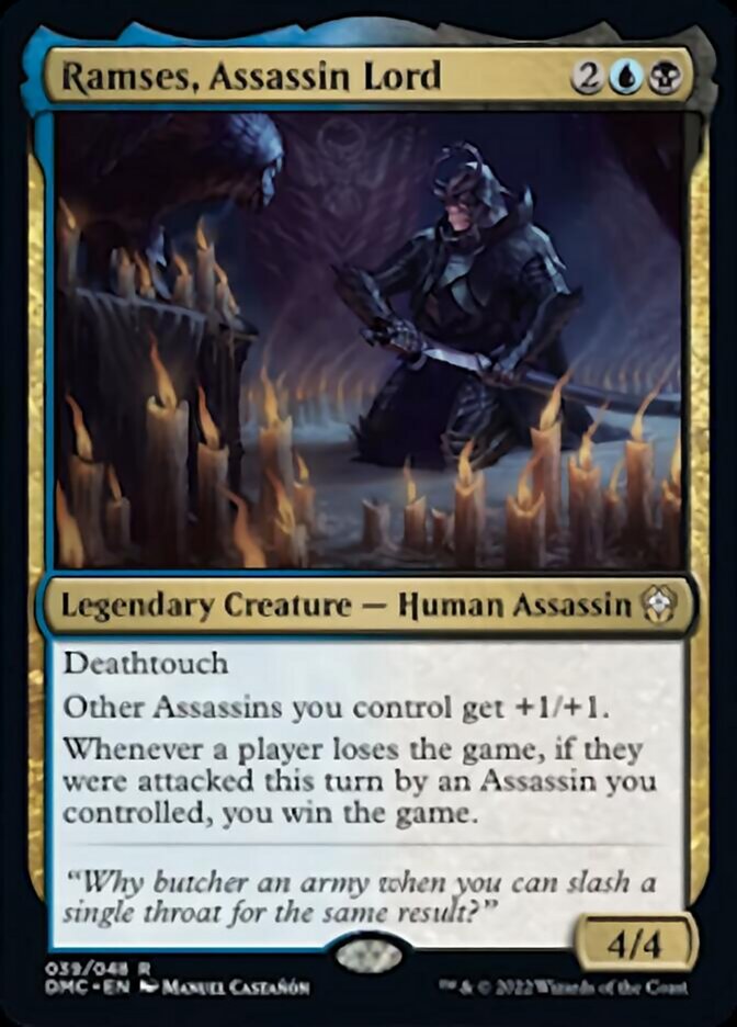 Ramses, Assassin Lord [Dominaria United Commander] | Play N Trade Winnipeg