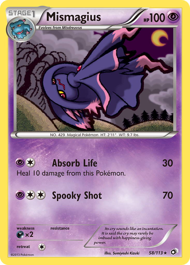 Mismagius (58/113) [Black & White: Legendary Treasures] | Play N Trade Winnipeg