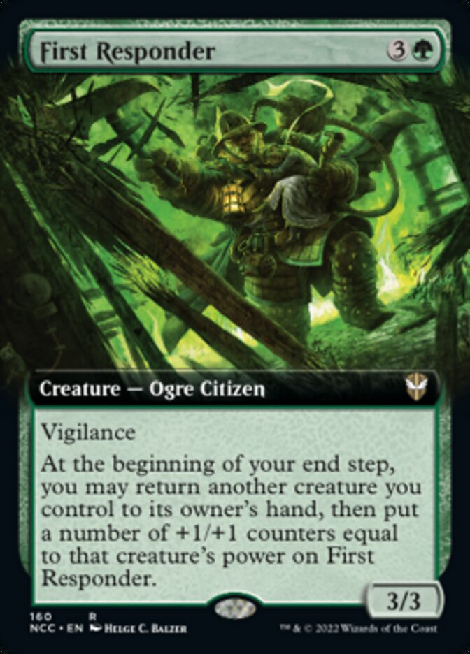 First Responder (Extended Art) [Streets of New Capenna Commander] | Play N Trade Winnipeg