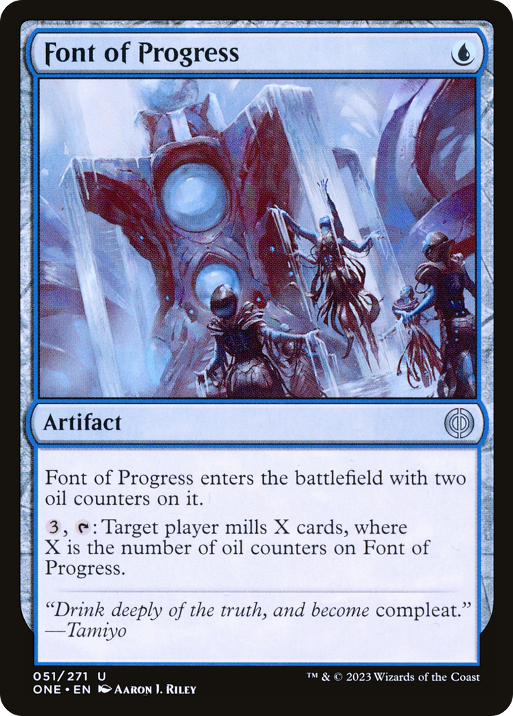 Font of Progress [Phyrexia: All Will Be One] | Play N Trade Winnipeg