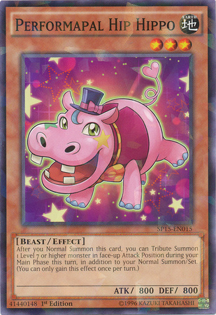 Performapal Hip Hippo [SP15-EN015] Shatterfoil Rare | Play N Trade Winnipeg