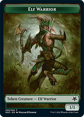 Bird Illusion // Elf Warrior Double-Sided Token [Game Night: Free-for-All Tokens] | Play N Trade Winnipeg