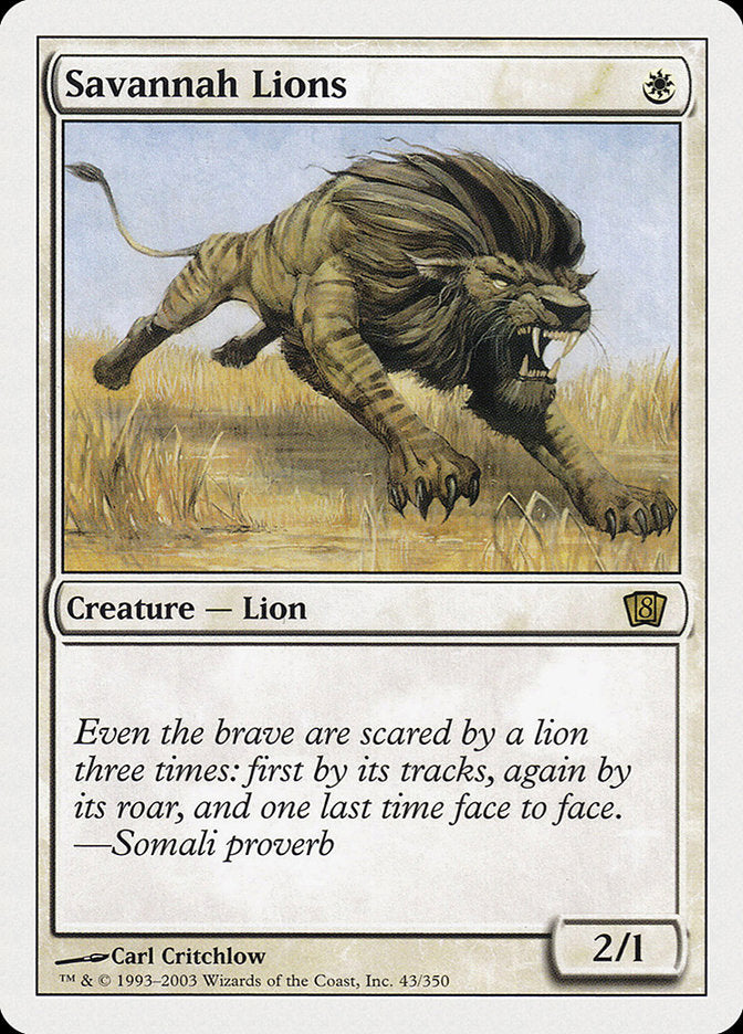 Savannah Lions [Eighth Edition] | Play N Trade Winnipeg