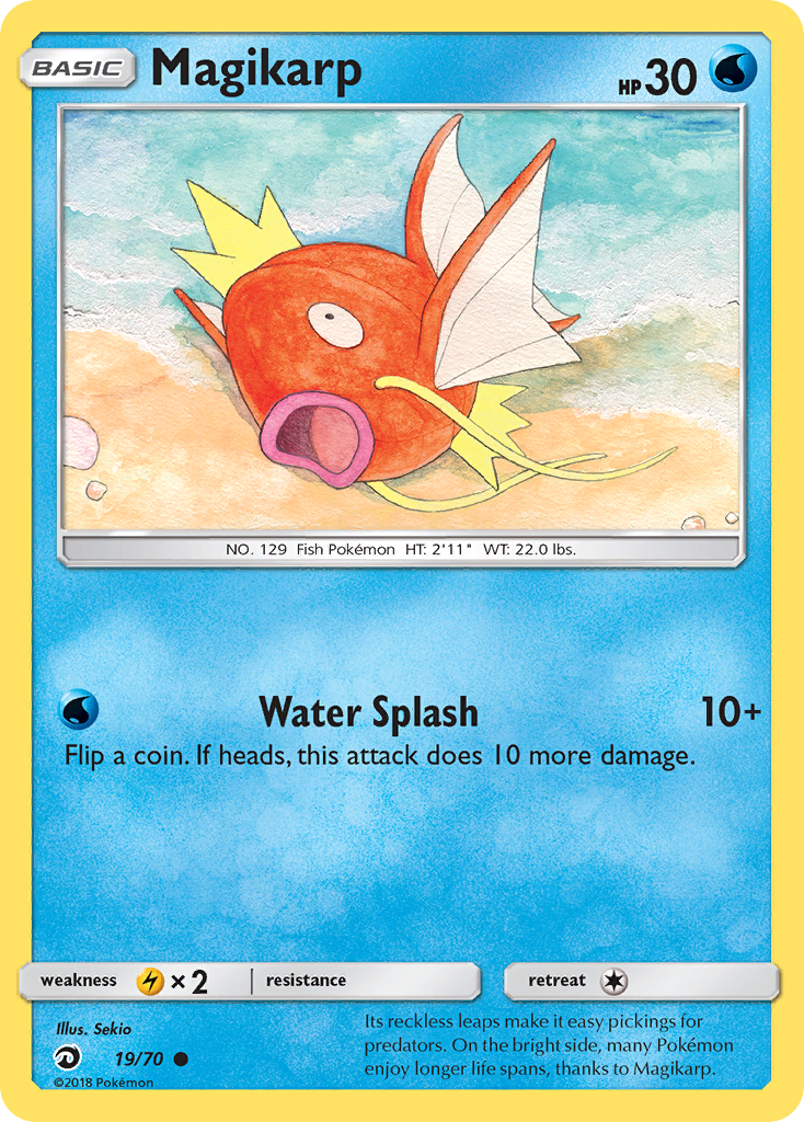 Magikarp (19/70) [Sun & Moon: Dragon Majesty] | Play N Trade Winnipeg