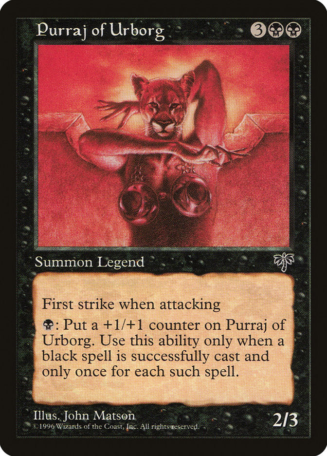 Purraj of Urborg [Mirage] | Play N Trade Winnipeg