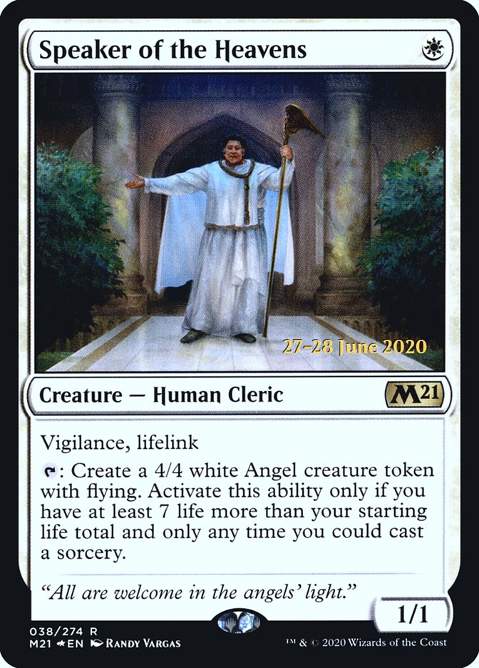 Speaker of the Heavens  [Core Set 2021 Prerelease Promos] | Play N Trade Winnipeg