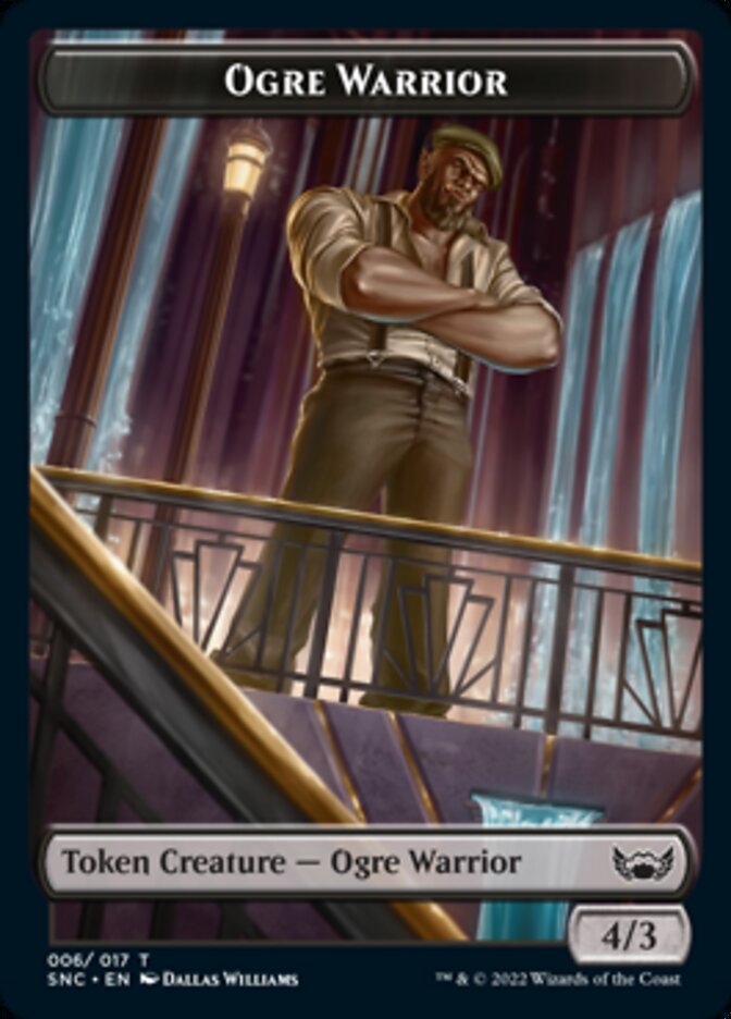 Ogre Warrior // Angel Double-sided Token [Streets of New Capenna Tokens] | Play N Trade Winnipeg