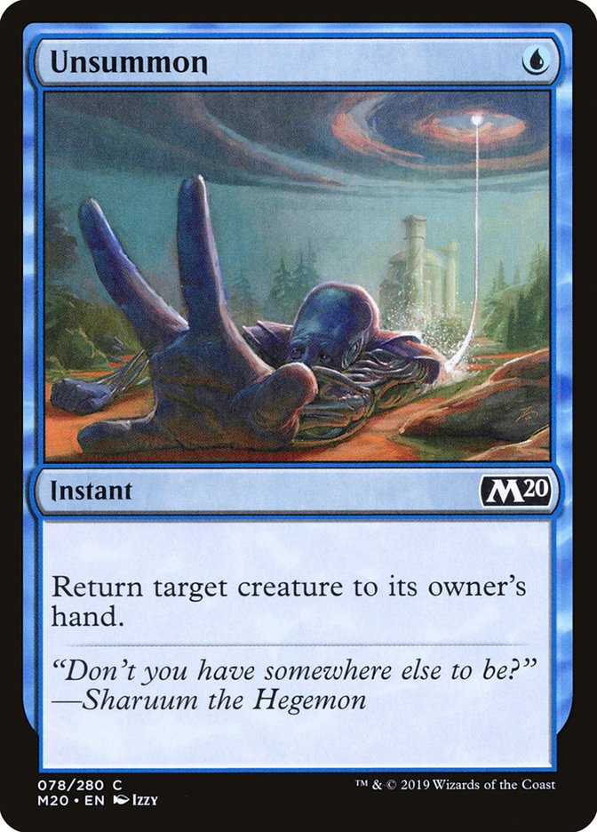 Unsummon [Core Set 2020] | Play N Trade Winnipeg