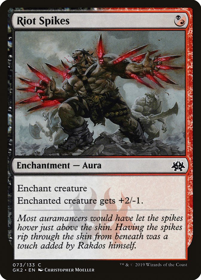 Riot Spikes [Ravnica Allegiance Guild Kit] | Play N Trade Winnipeg
