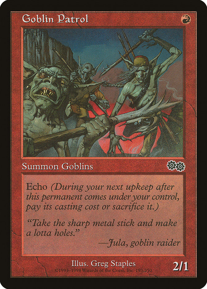 Goblin Patrol [Urza's Saga] | Play N Trade Winnipeg