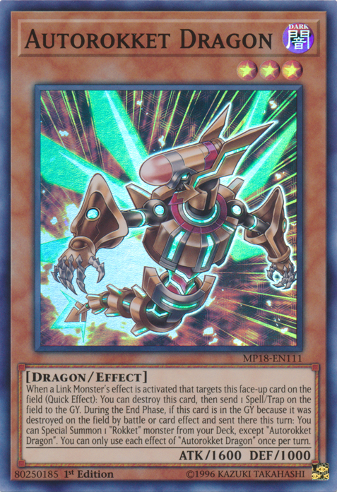 Autorokket Dragon [MP18-EN111] Super Rare | Play N Trade Winnipeg