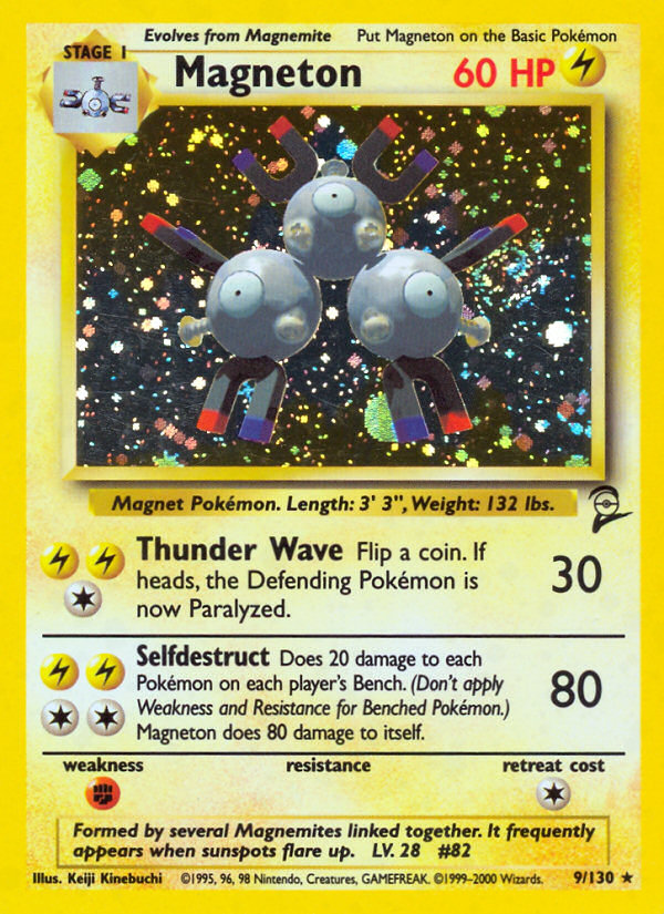 Magneton (9/130) [Base Set 2] | Play N Trade Winnipeg