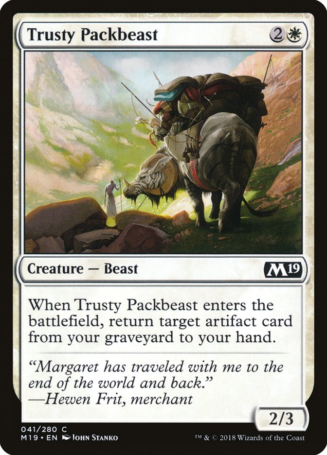 Trusty Packbeast [Core Set 2019] | Play N Trade Winnipeg