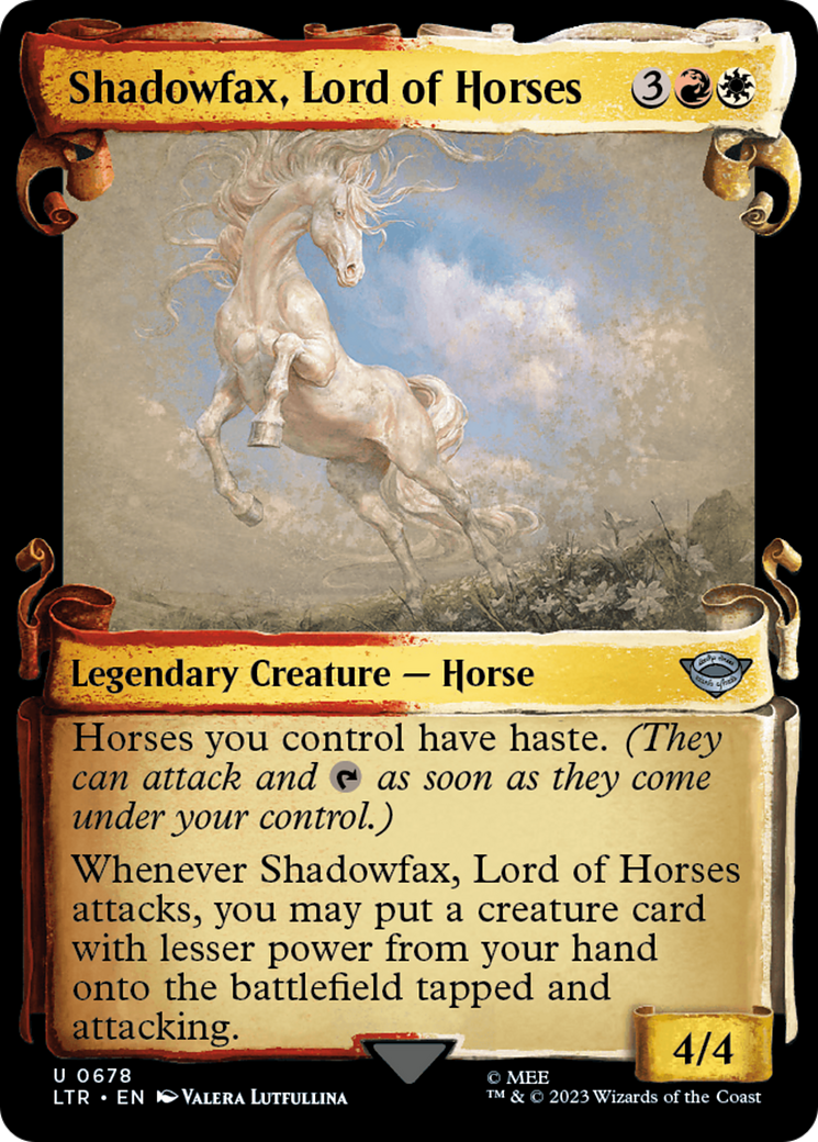 Shadowfax, Lord of Horses [The Lord of the Rings: Tales of Middle-Earth Showcase Scrolls] | Play N Trade Winnipeg