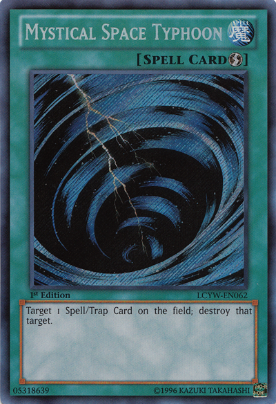 Mystical Space Typhoon [LCYW-EN062] Secret Rare | Play N Trade Winnipeg