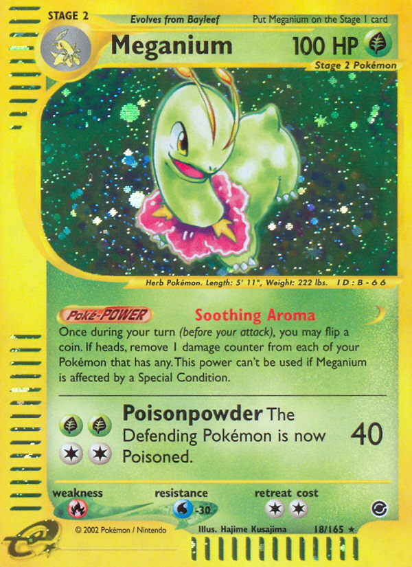 Meganium (18/165) [Expedition: Base Set] | Play N Trade Winnipeg