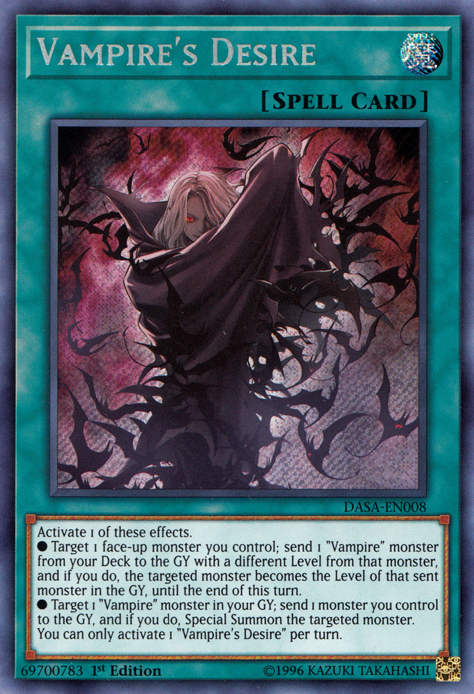 Vampire's Desire [DASA-EN008] Secret Rare | Play N Trade Winnipeg