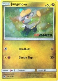 Jangmo-o (75/111) (Cosmos Holo) (EB Games Promo) [Sun & Moon: Crimson Invasion] | Play N Trade Winnipeg