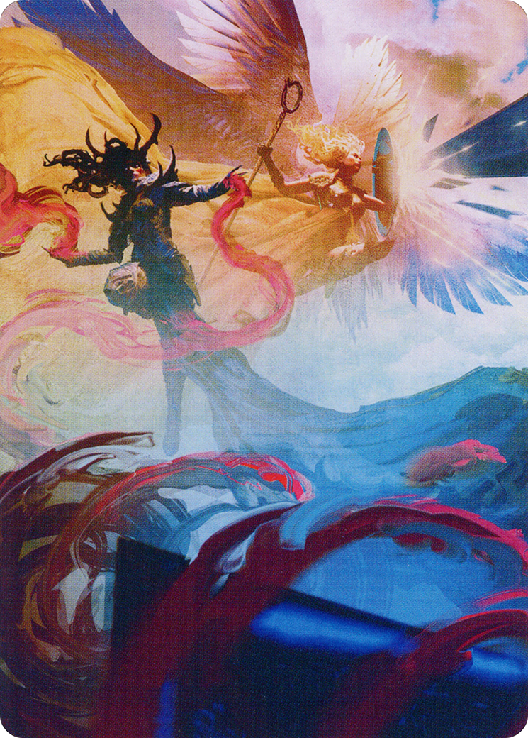 Drana and Linvala Art Card [March of the Machine Art Series] | Play N Trade Winnipeg