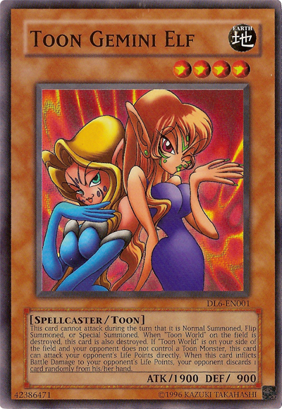 Toon Gemini Elf [DL6-EN001] Super Rare | Play N Trade Winnipeg