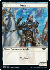 Elemental // Knight Double-sided Token [Double Masters 2022 Tokens] | Play N Trade Winnipeg