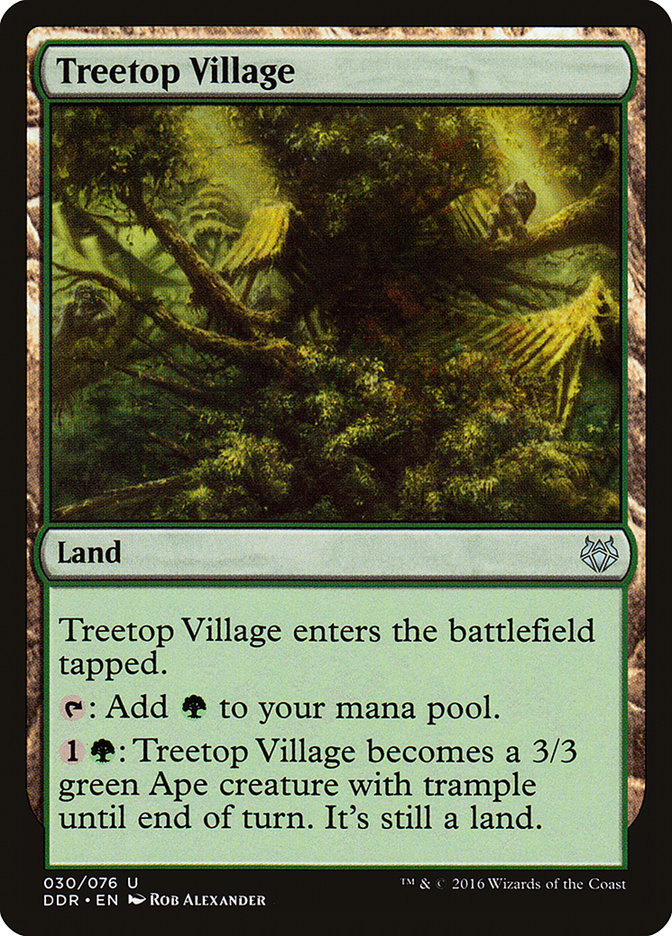 Treetop Village [Duel Decks: Nissa vs. Ob Nixilis] | Play N Trade Winnipeg