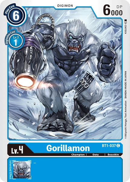 Gorillamon [BT1-037] [Release Special Booster Ver.1.0] | Play N Trade Winnipeg