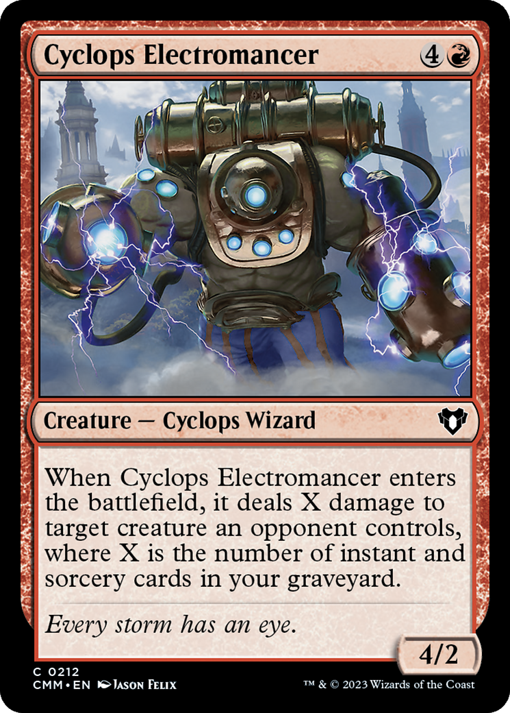 Cyclops Electromancer [Commander Masters] | Play N Trade Winnipeg