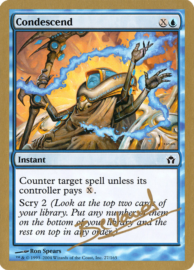 Condescend (Manuel Bevand) [World Championship Decks 2004] | Play N Trade Winnipeg