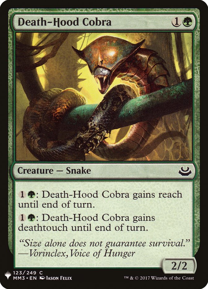 Death-Hood Cobra [Mystery Booster] | Play N Trade Winnipeg