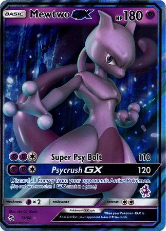 Mewtwo GX (31/68) (Mewtwo Deck) [Battle Academy 2020] | Play N Trade Winnipeg