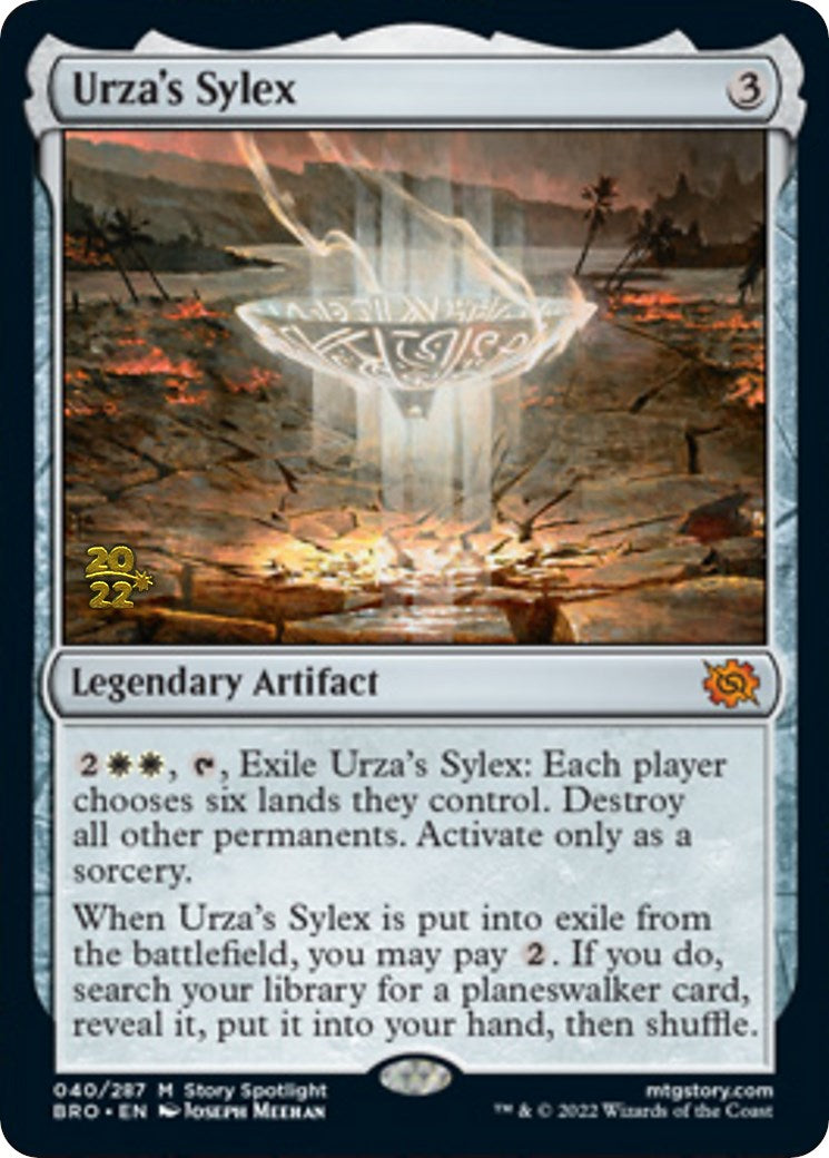 Urza's Sylex [The Brothers' War: Prerelease Promos] | Play N Trade Winnipeg