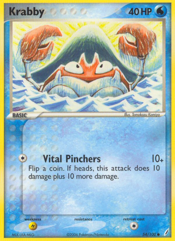 Krabby (54/100) [EX: Crystal Guardians] | Play N Trade Winnipeg