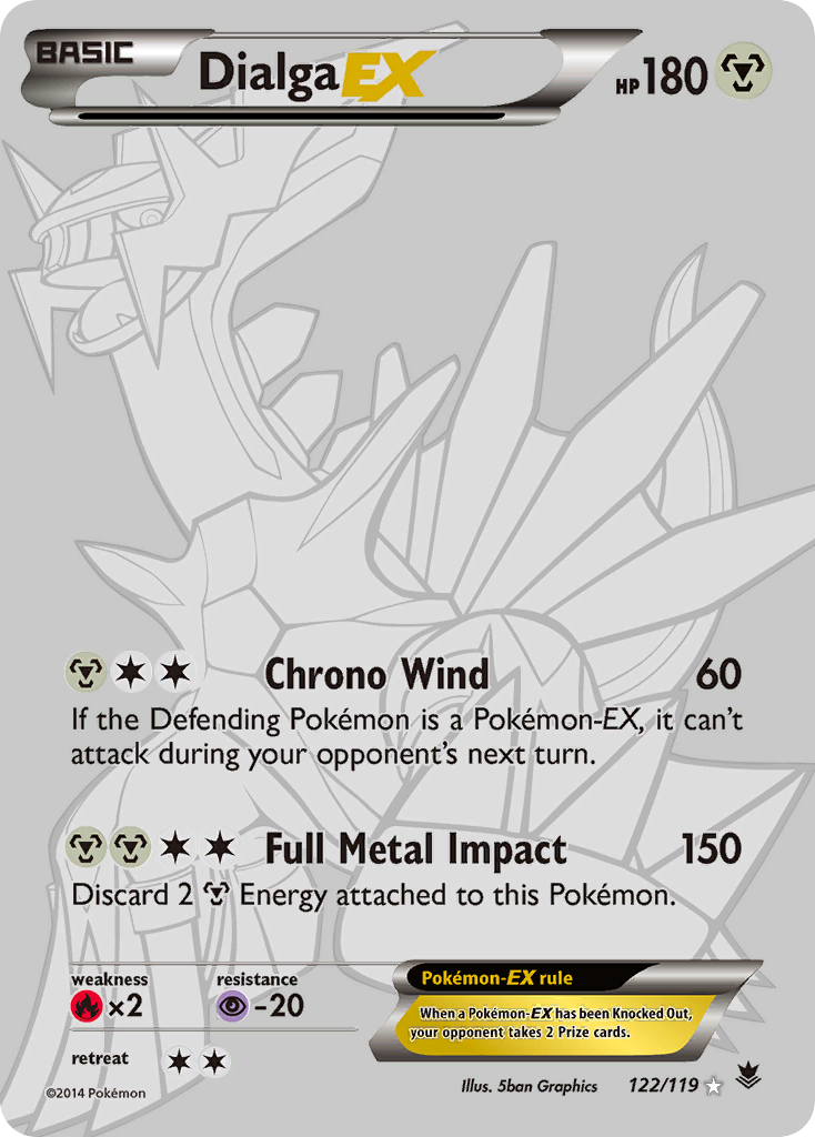 Dialga EX (122/119) [XY: Phantom Forces] | Play N Trade Winnipeg