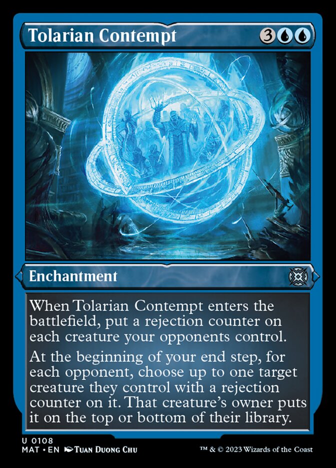 Tolarian Contempt (Foil Etched) [March of the Machine: The Aftermath] | Play N Trade Winnipeg