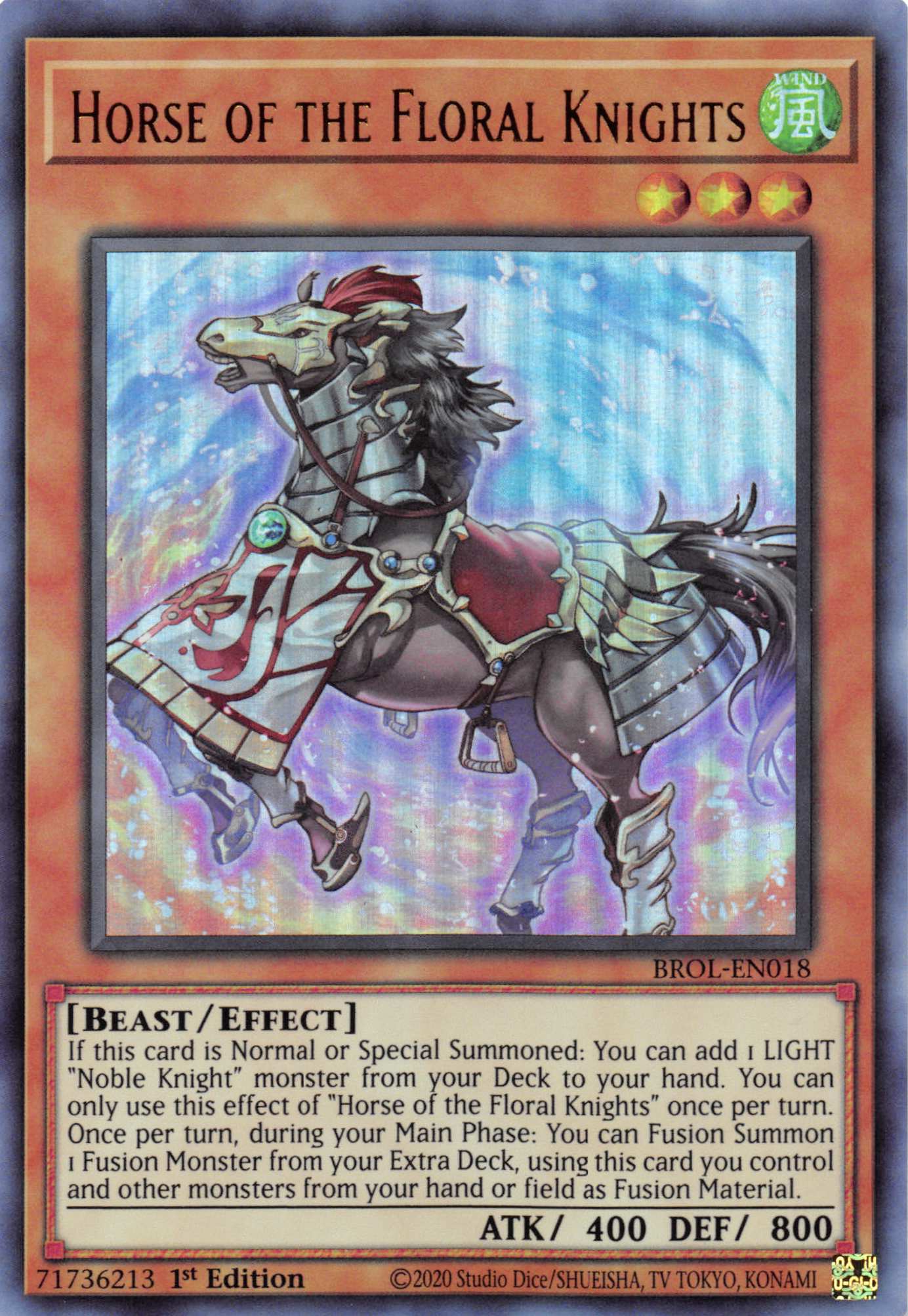 Horse of the Floral Knights [BROL-EN018] Ultra Rare | Play N Trade Winnipeg