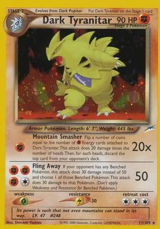 Dark Tyranitar (11/105) [Neo Destiny Unlimited] | Play N Trade Winnipeg