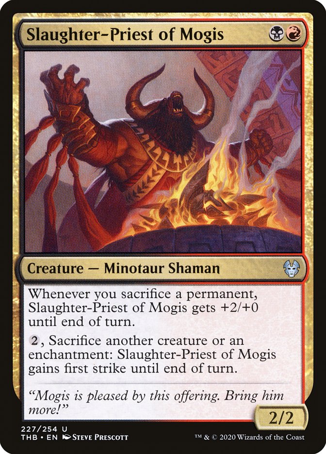 Slaughter-Priest of Mogis [Theros Beyond Death] | Play N Trade Winnipeg