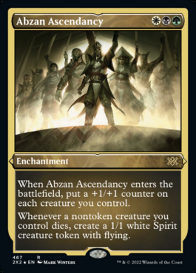 Abzan Ascendancy (Foil Etched) [Double Masters 2022] | Play N Trade Winnipeg