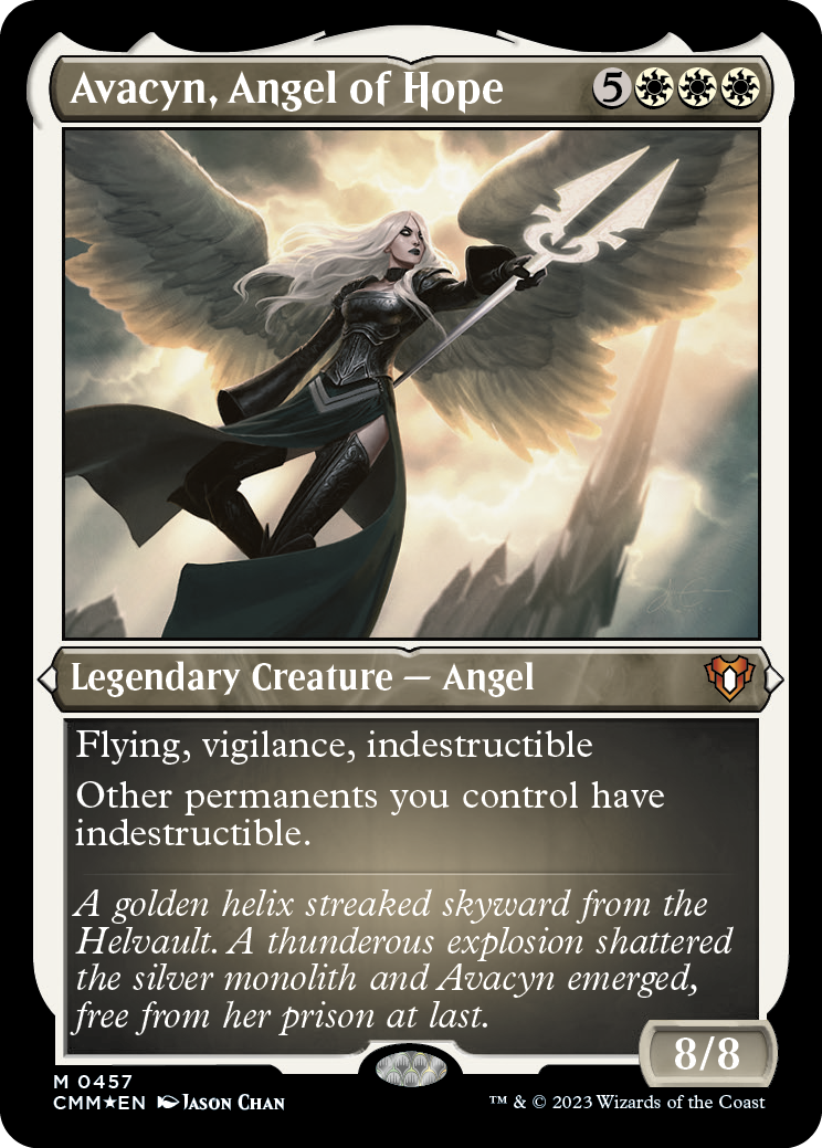 Avacyn, Angel of Hope (Foil Etched) [Commander Masters] | Play N Trade Winnipeg