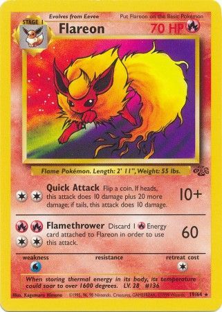 Flareon (19/64) [Jungle Unlimited] | Play N Trade Winnipeg