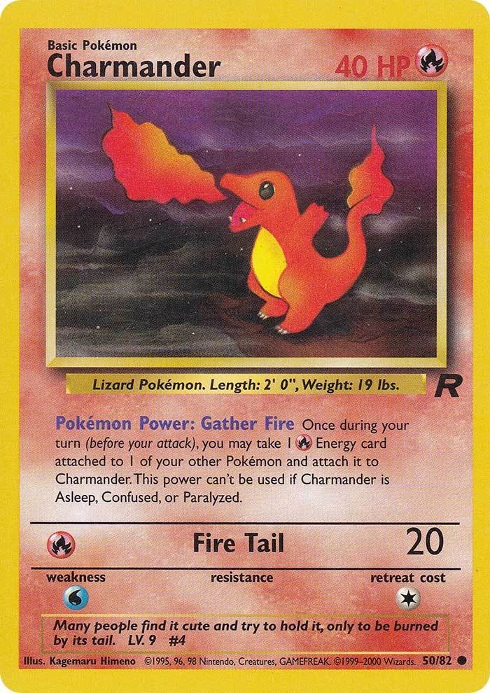 Charmander (50/82) [Team Rocket Unlimited] | Play N Trade Winnipeg