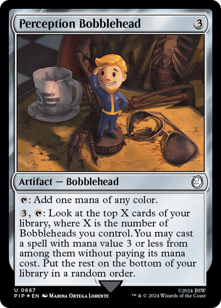 Perception Bobblehead (Surge Foil) [Fallout] | Play N Trade Winnipeg