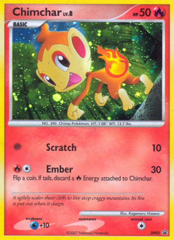 Chimchar (DP02) [Diamond & Pearl: Black Star Promos] | Play N Trade Winnipeg