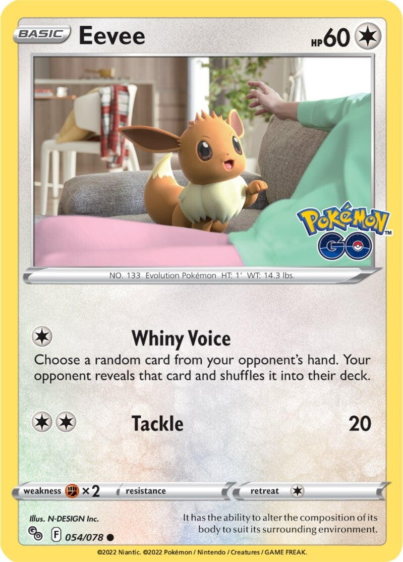Eevee (054/078) [Pokémon GO] | Play N Trade Winnipeg