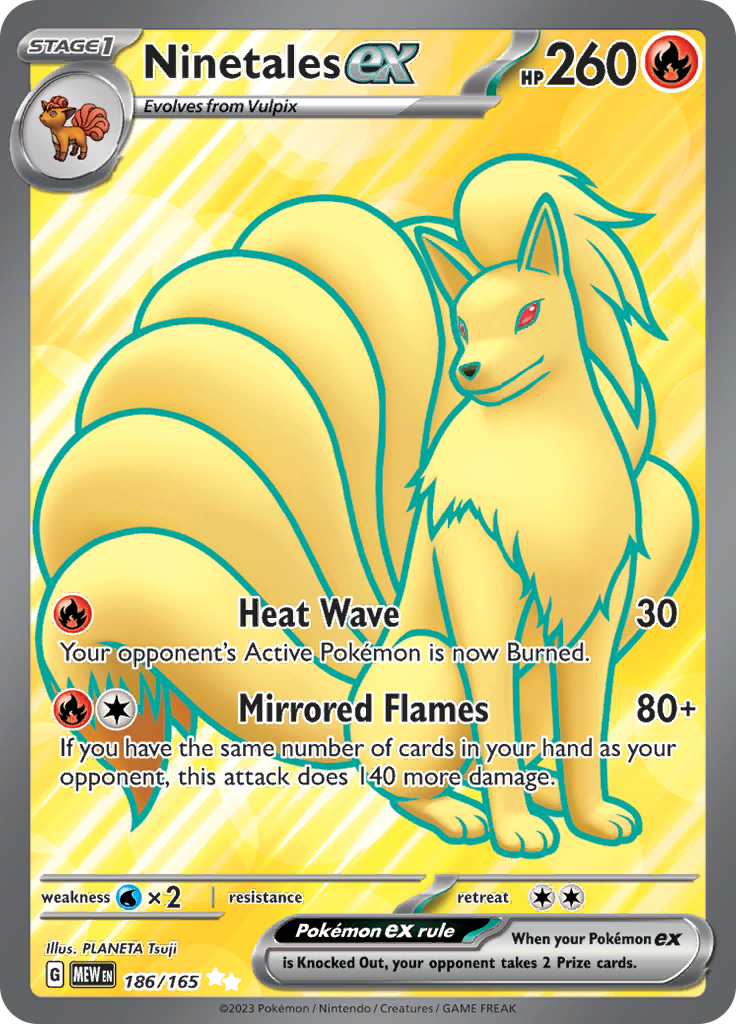 Ninetales ex (186/165) [Scarlet & Violet: 151] | Play N Trade Winnipeg